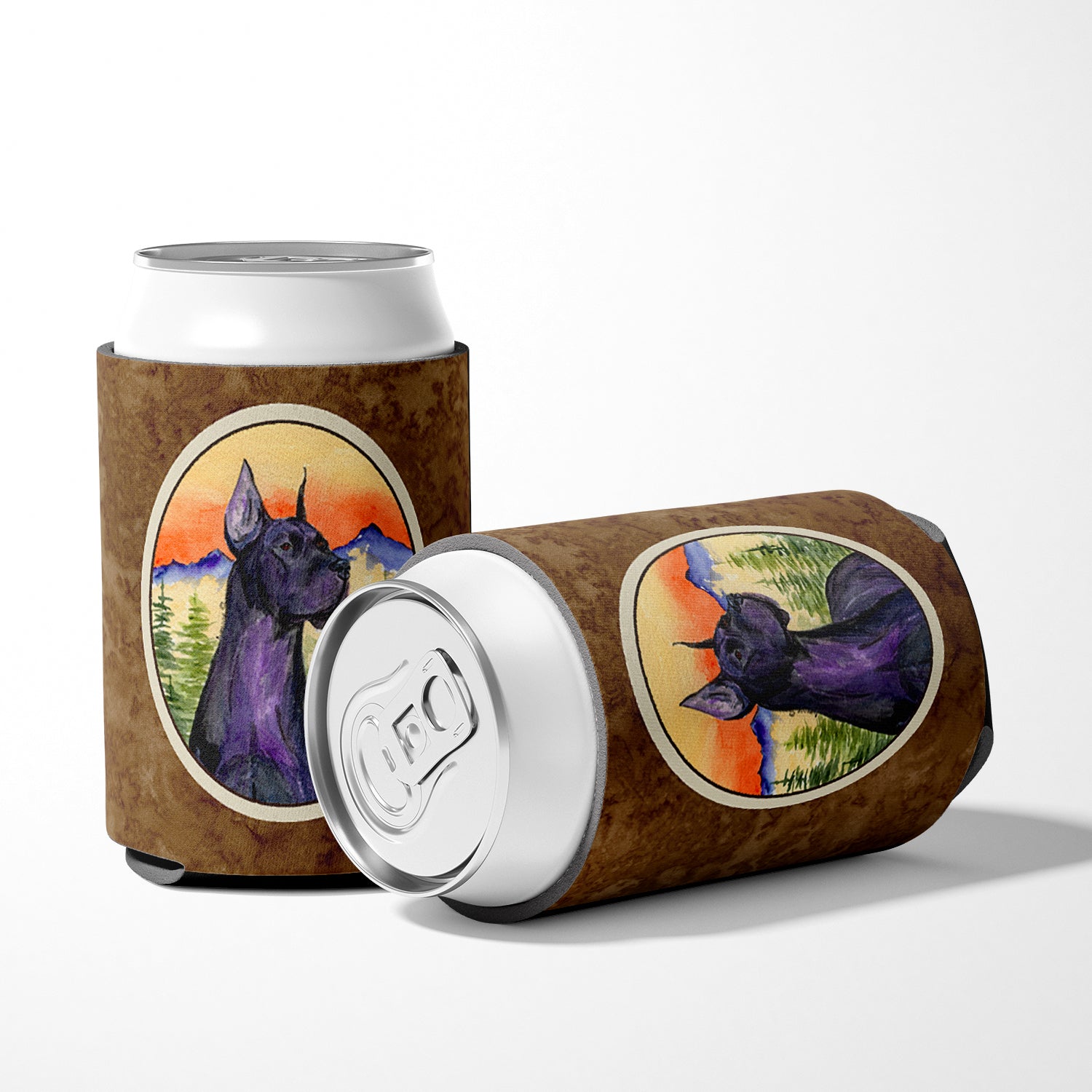 Great Dane Can or Bottle Beverage Insulator Hugger.