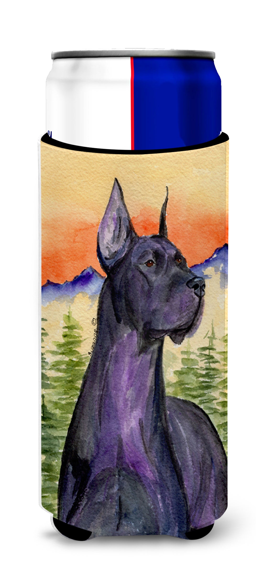 Caroline's Treasures Great Dane Slim Can Hugger – Fun & Functional Drink Coolers SS8642MUK