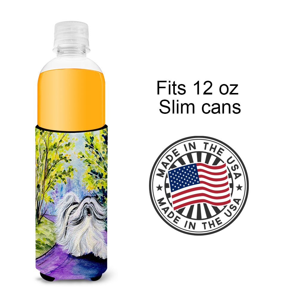 Tibetan Terrier Ultra Beverage Insulators for slim cans SS8643MUK.