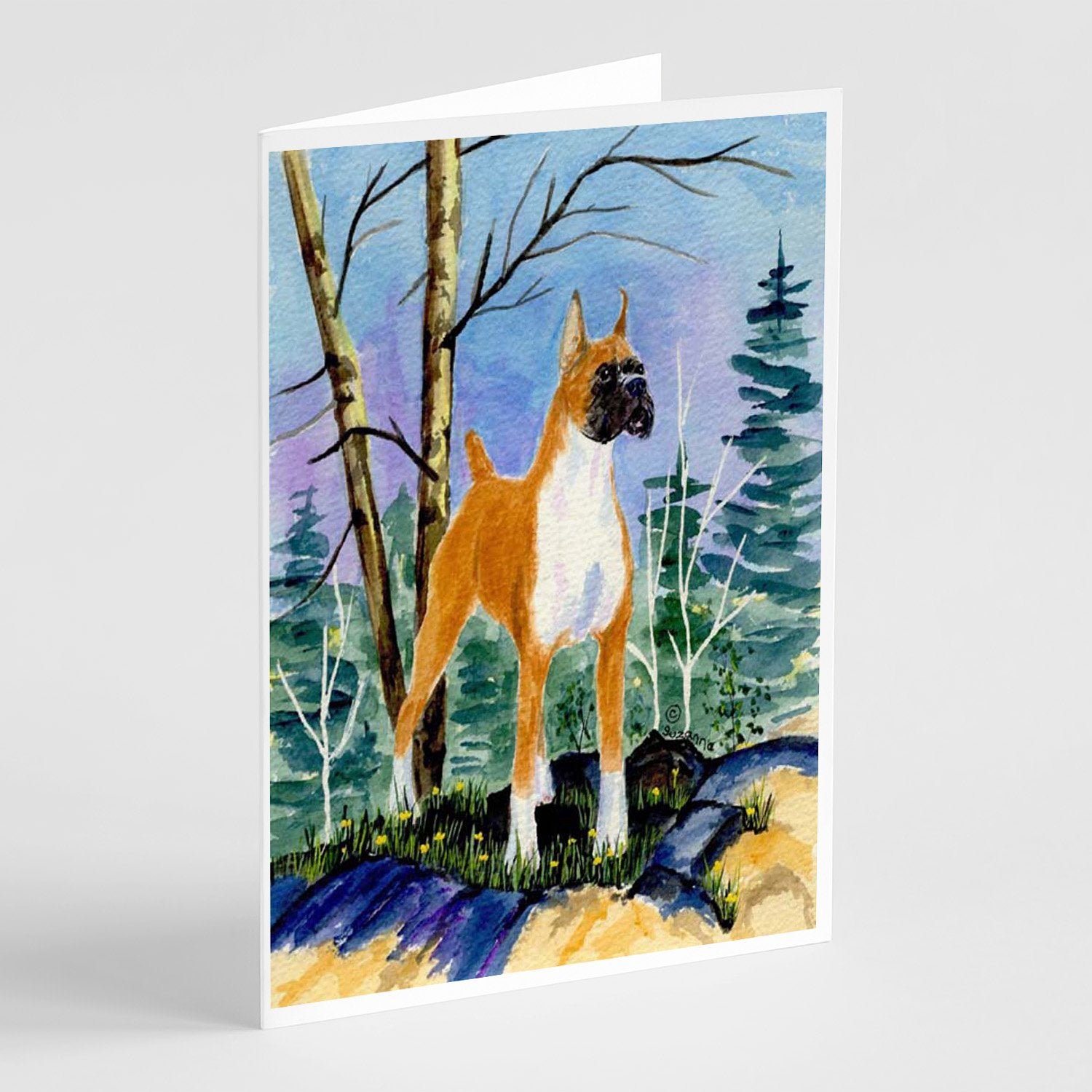 Buy this Boxer Greeting Cards and Envelopes Pack of 8