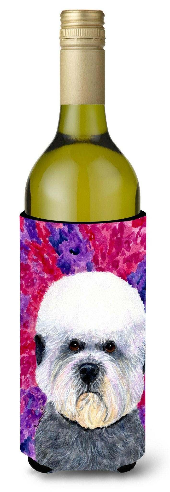 Dandie Dinmont Terrier Wine Bottle Beverage Insulator Beverage Insulator Hugger SS8656LITERK by Caroline&#39;s Treasures