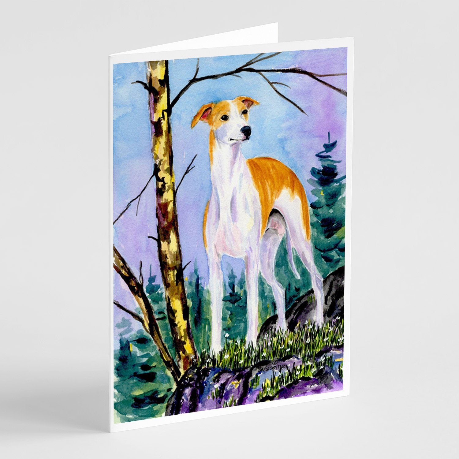Buy this Whippet Greeting Cards and Envelopes Pack of 8