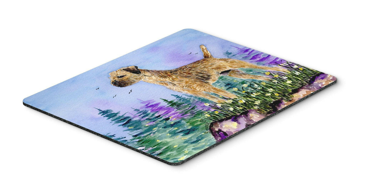 Border Terrier Mouse pad, hot pad, or trivet by Caroline&#39;s Treasures