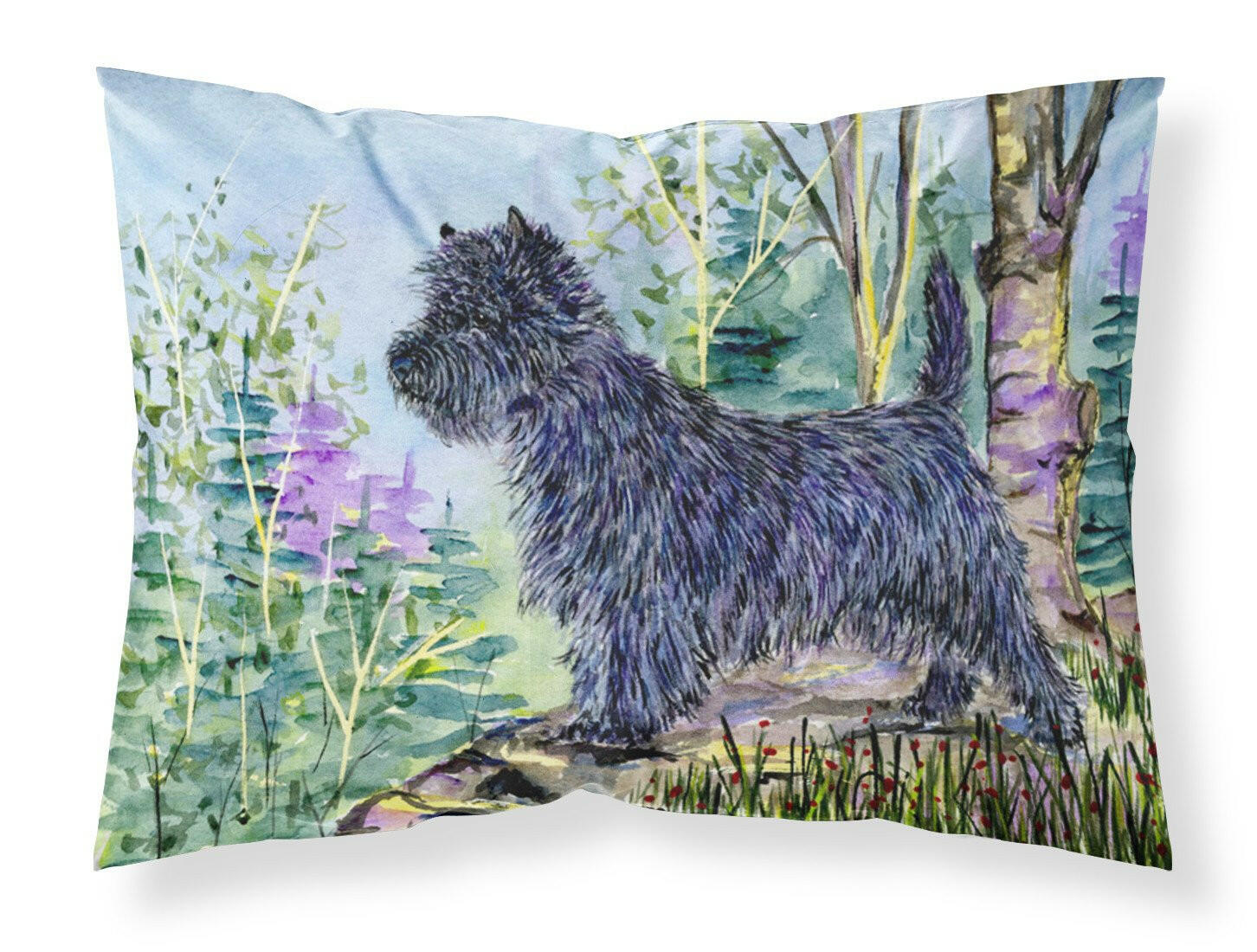 Cairn Terrier Moisture wicking Fabric standard pillowcase by Caroline's Treasures