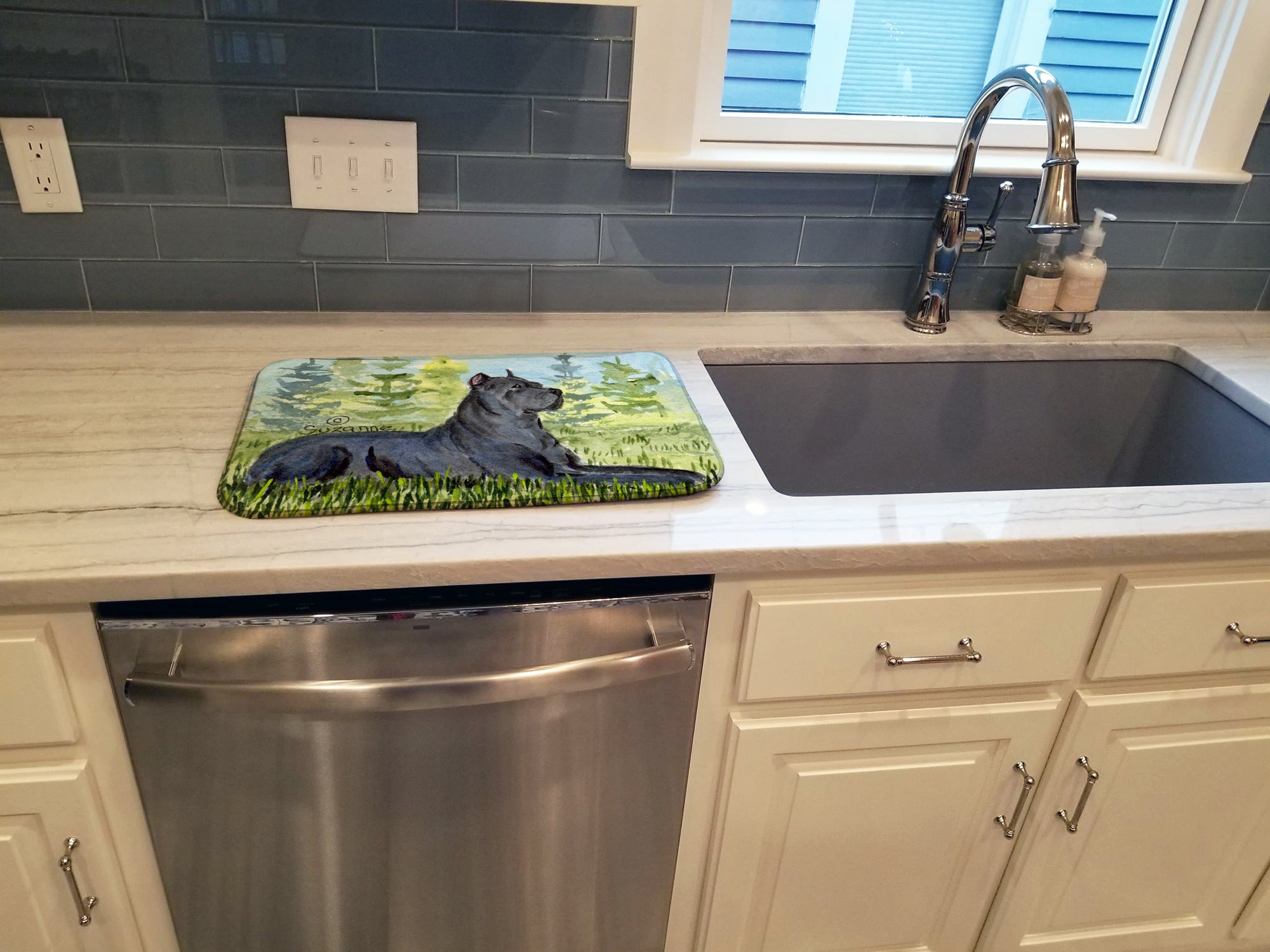 Cane Corso Dish Drying Mat SS8682DDM  the-store.com.