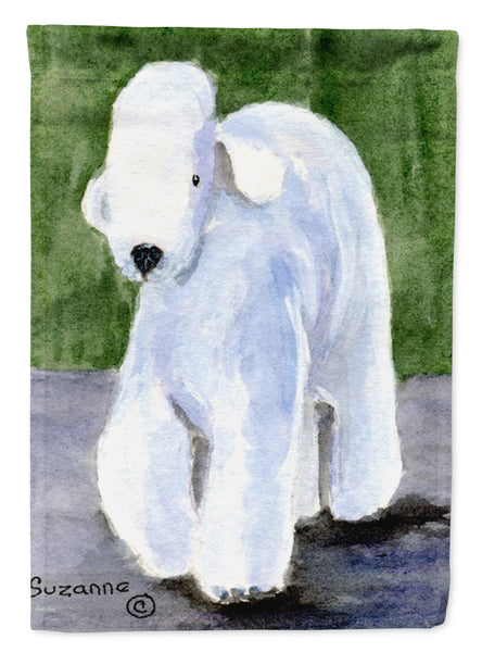Bedlington Terrier Flag Canvas House Size