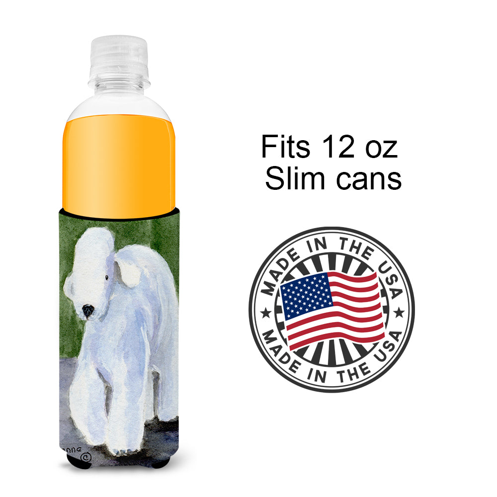 Bedlington Terrier Ultra Beverage Insulators for slim cans SS8683MUK.