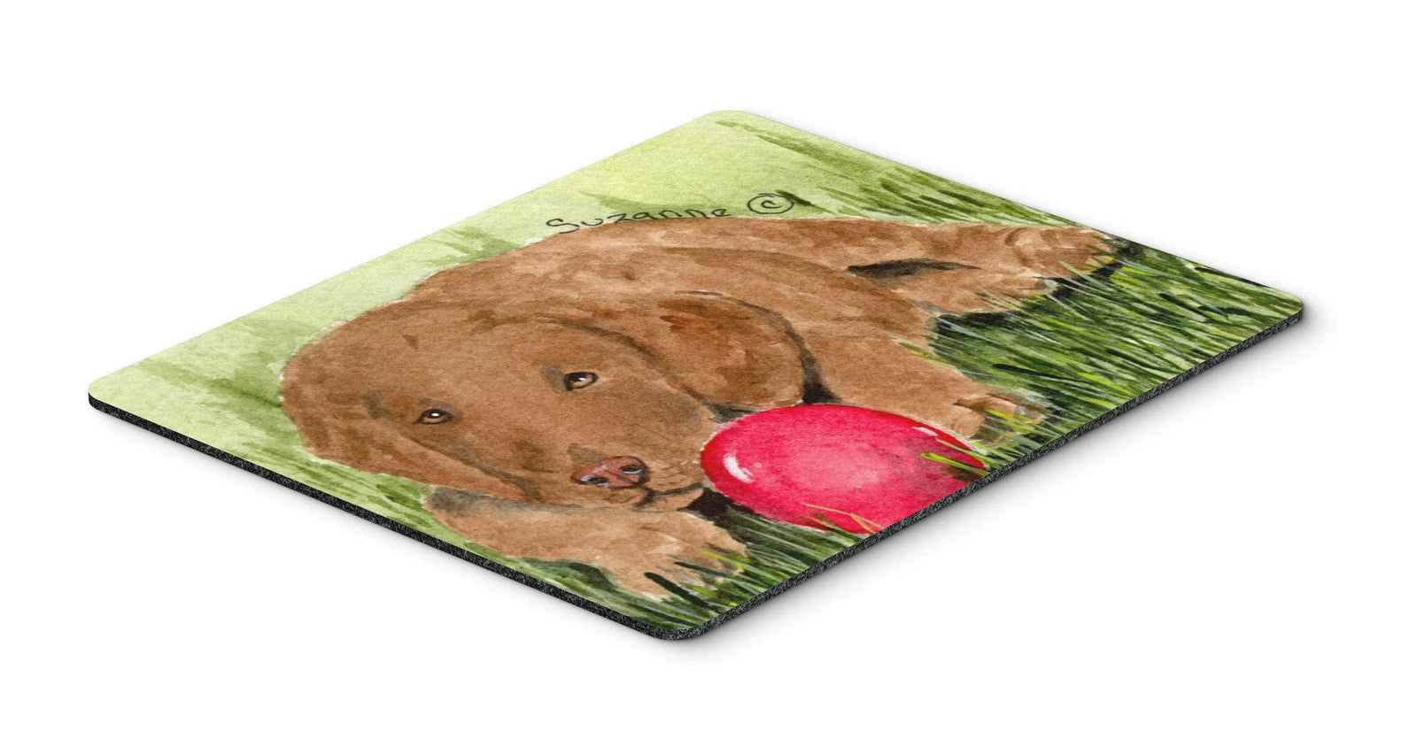 Curly Coated Retriever Mouse pad, hot pad, or trivet by Caroline's Treasures