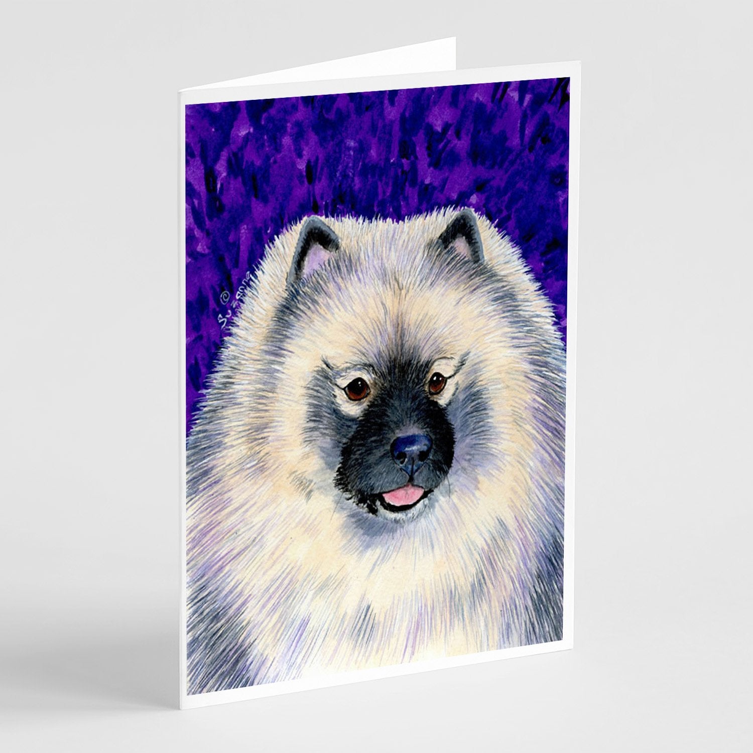 Buy this Keeshond Greeting Cards and Envelopes Pack of 8