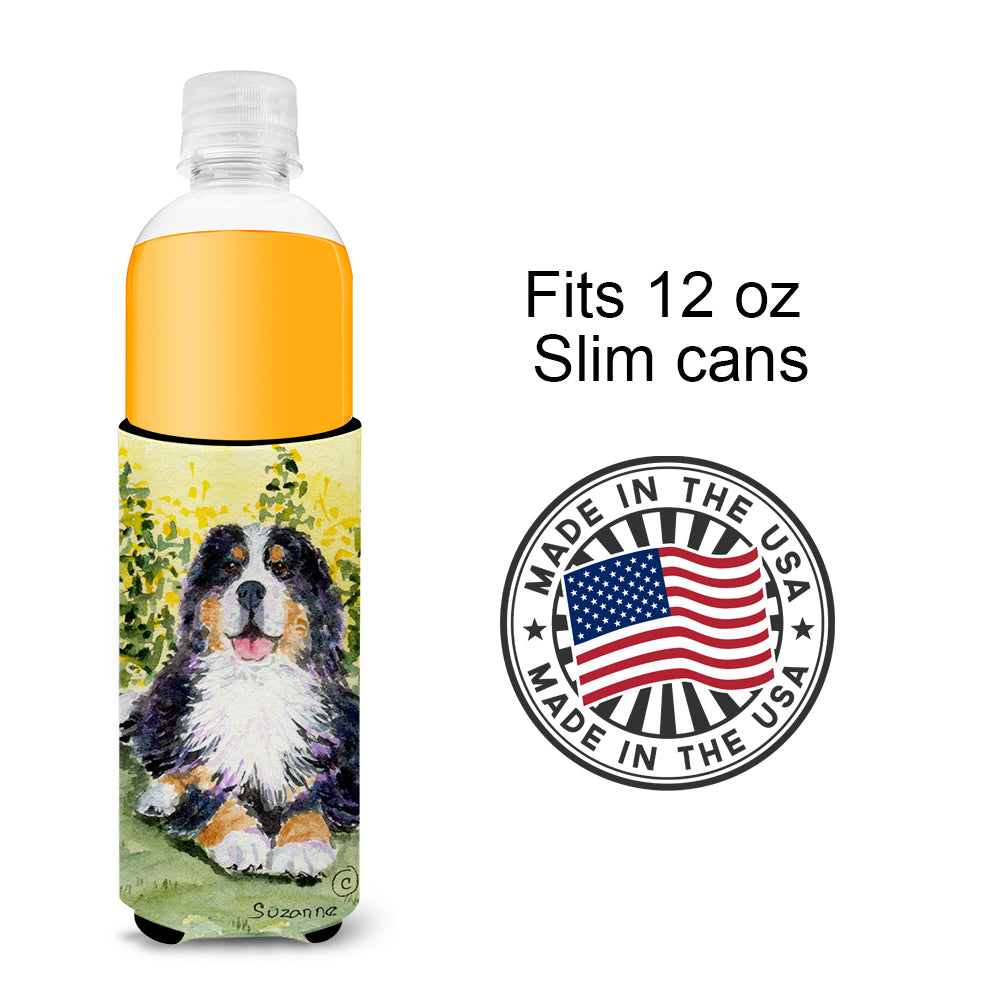 Bernese Mountain Dog Ultra Beverage Insulators for slim cans SS8708MUK.