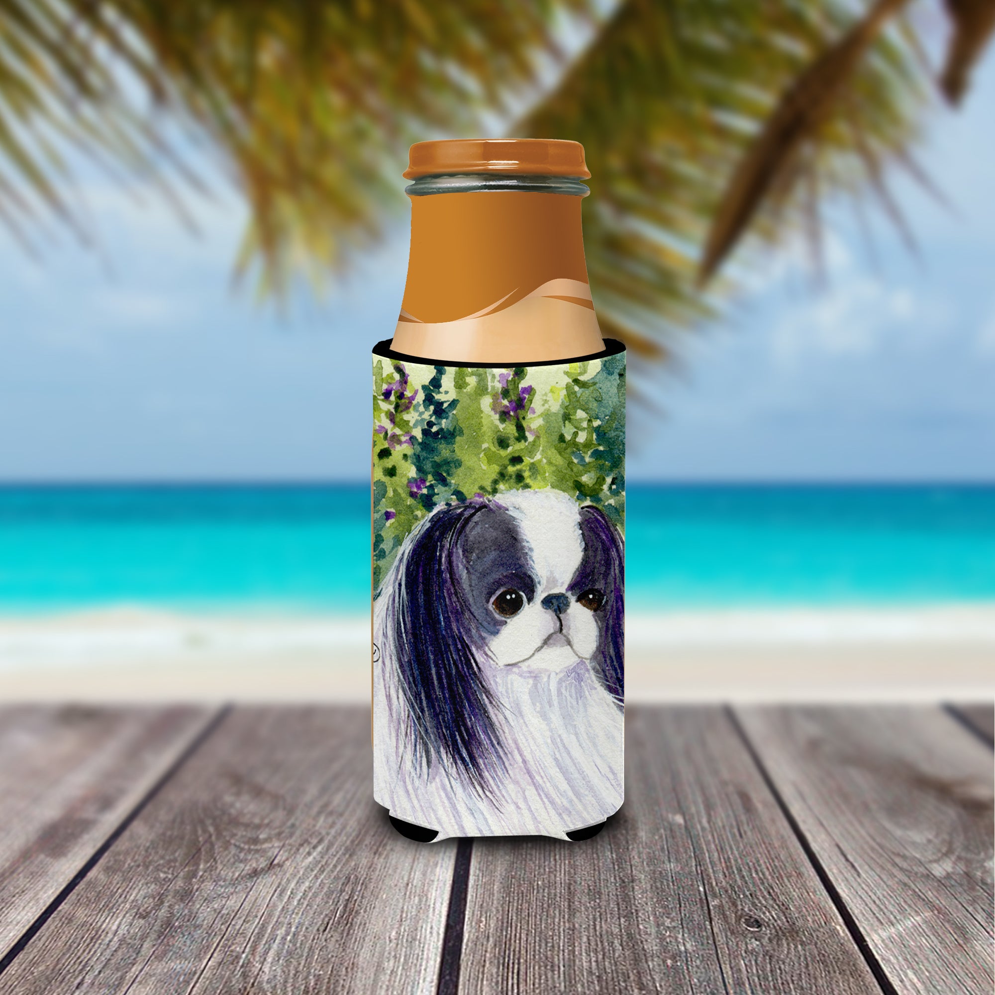 Japanese Chin Ultra Beverage Insulators for slim cans SS8730MUK.