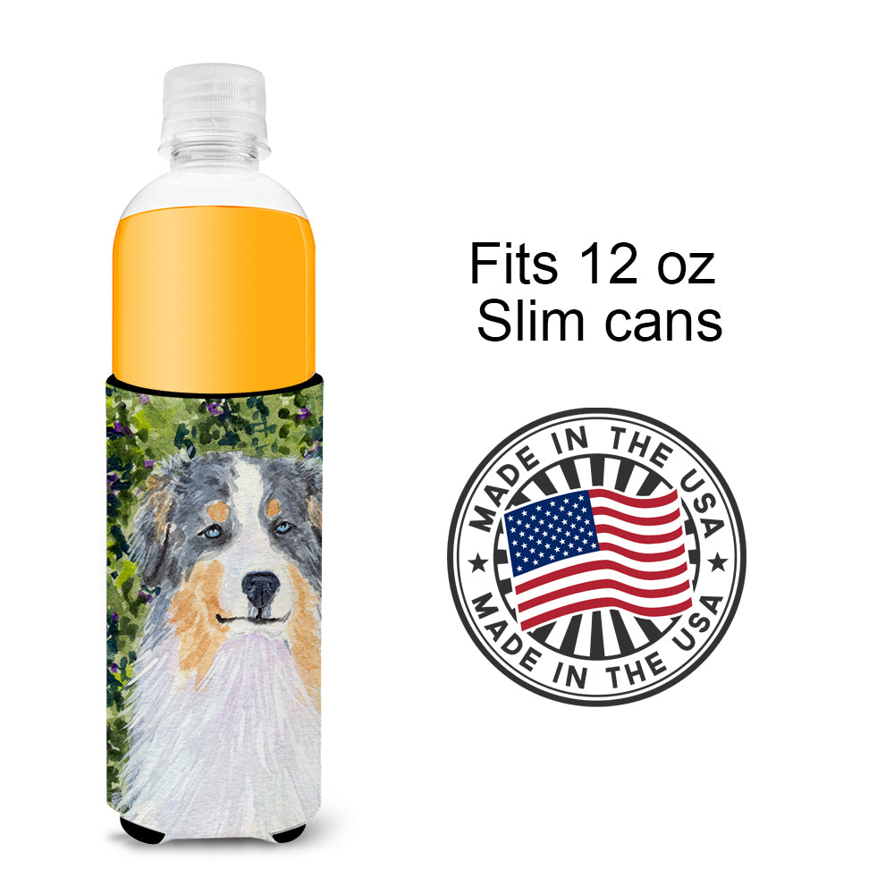 Australian Shepherd Ultra Beverage Insulators for slim cans SS8731MUK.