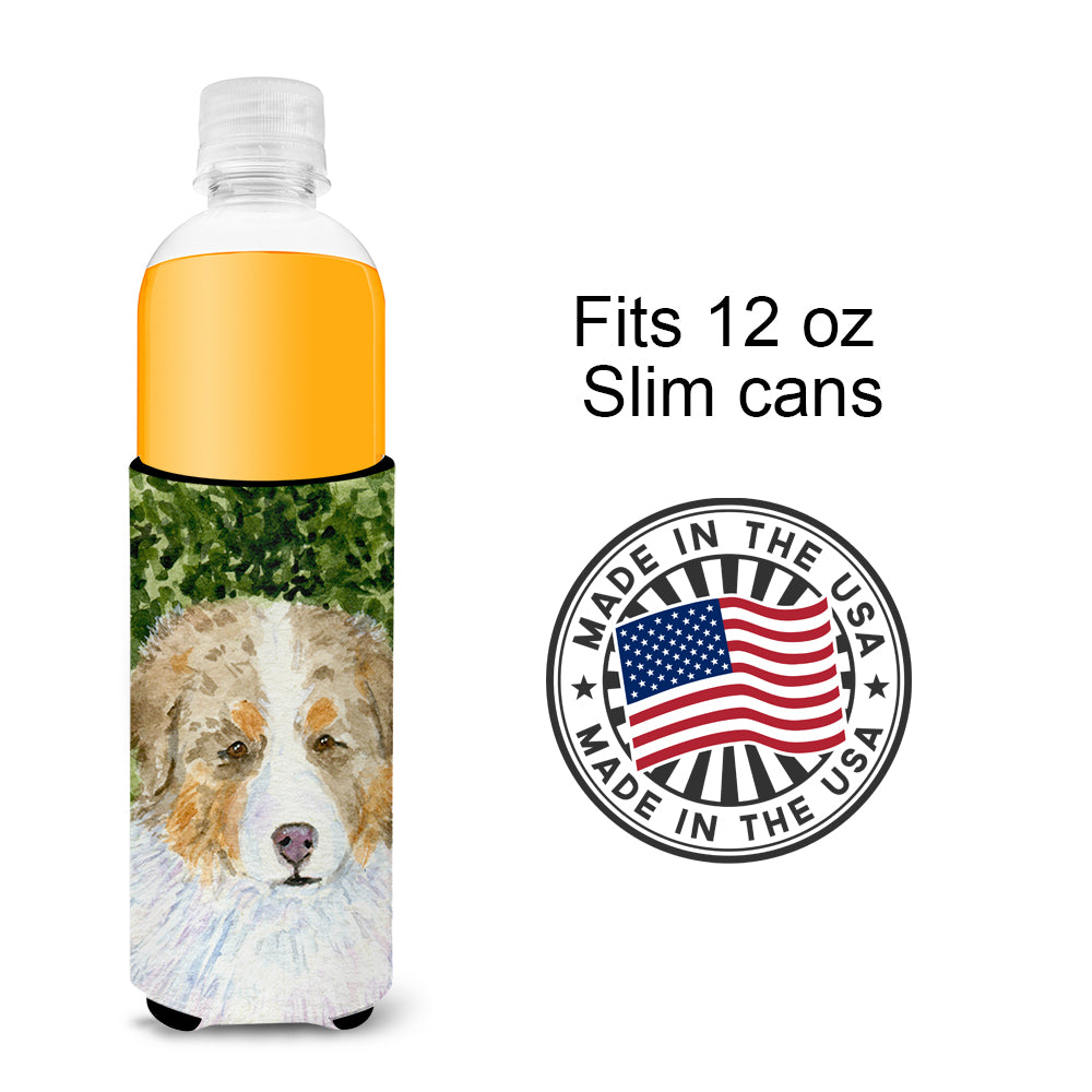 Australian Shepherd Ultra Beverage Insulators for slim cans SS8732MUK.