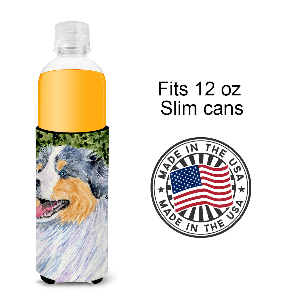 Australian Shepherd Ultra Beverage Insulators for slim cans SS8736MUK.