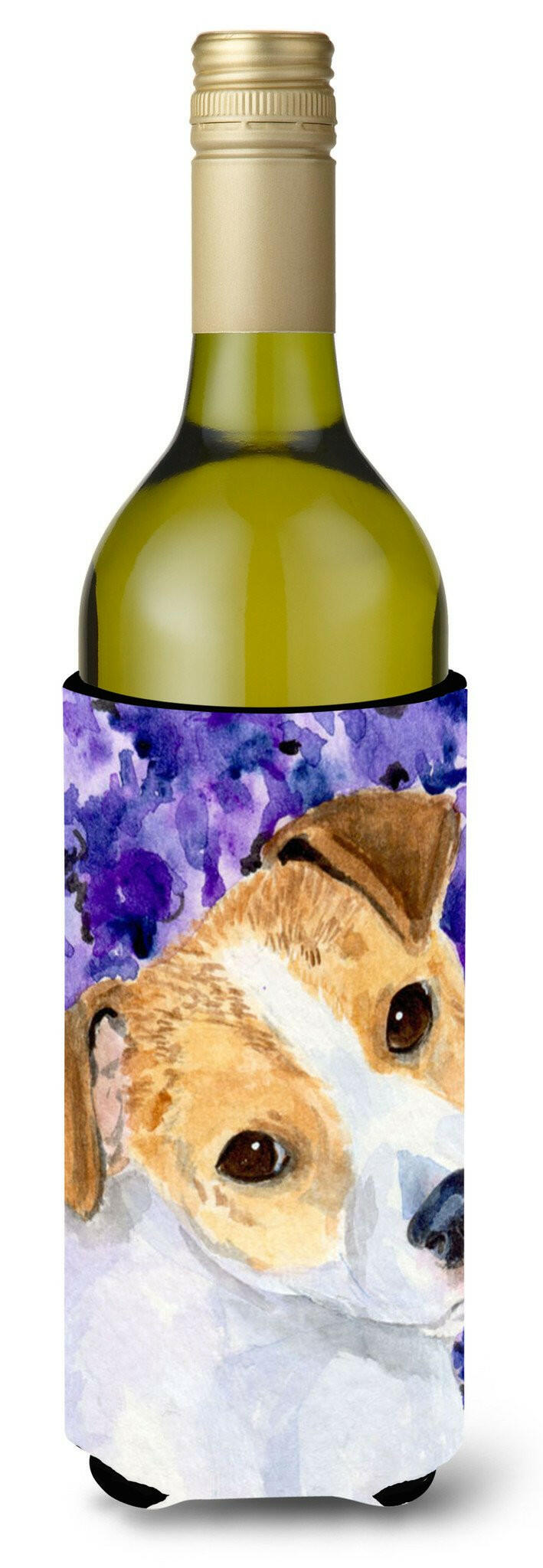 Jack Russell Terrier Wine Bottle Beverage Insulator Beverage Insulator Hugger SS8740LITERK by Caroline&#39;s Treasures
