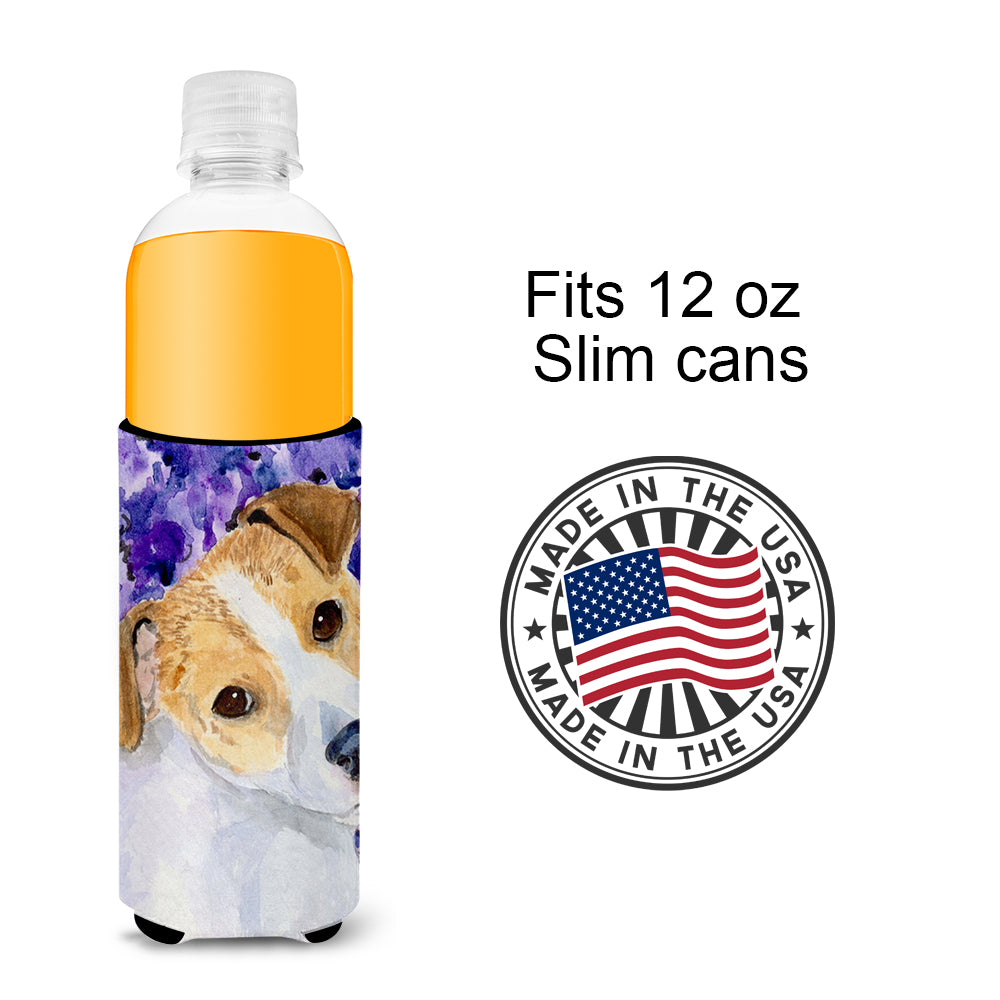 Jack Russell Terrier Ultra Beverage Insulators for slim cans SS8740MUK.