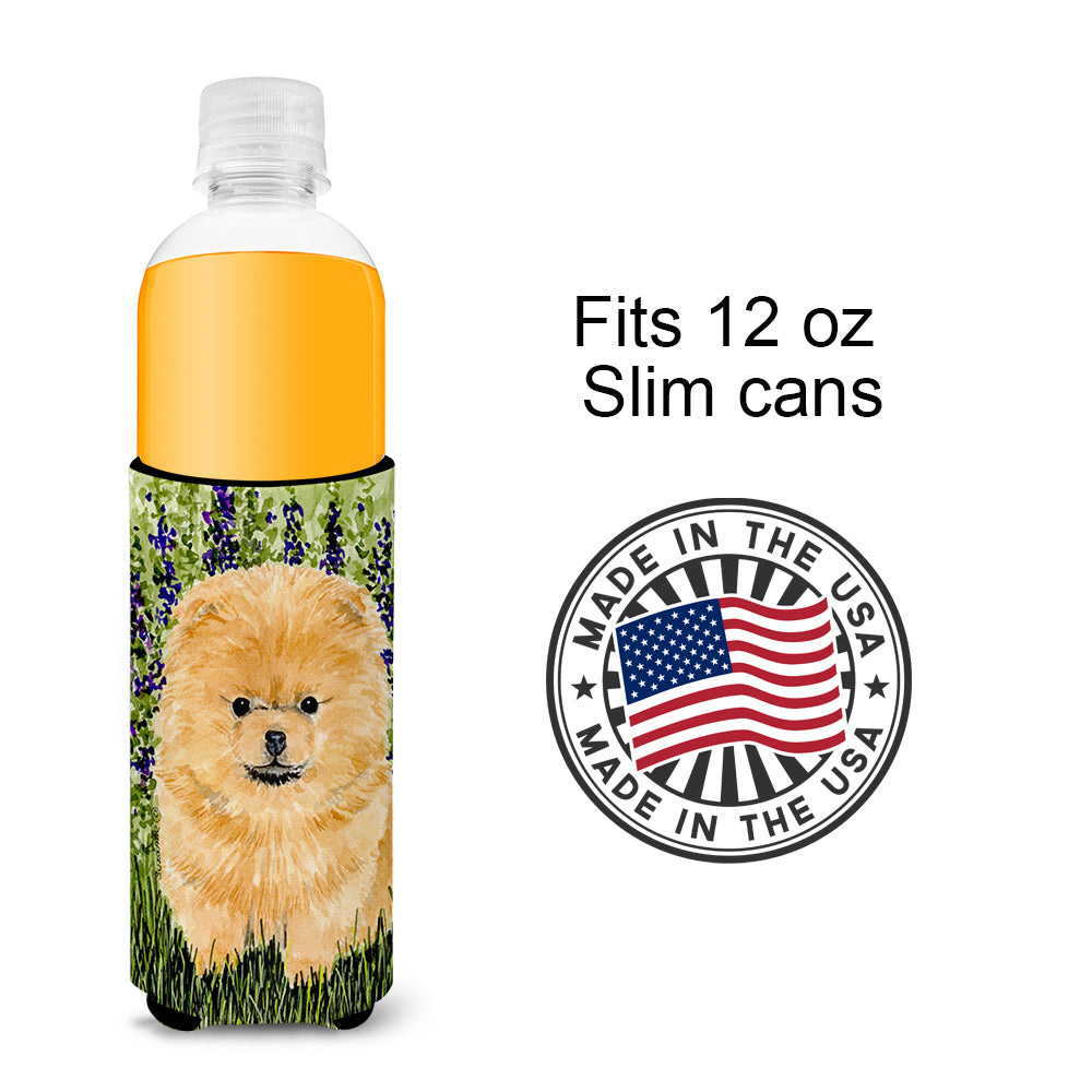 Pomeranian Ultra Beverage Insulators for slim cans SS8746MUK