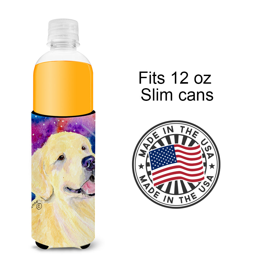 Golden Retriever Ultra Beverage Insulators for slim cans SS8753MUK.