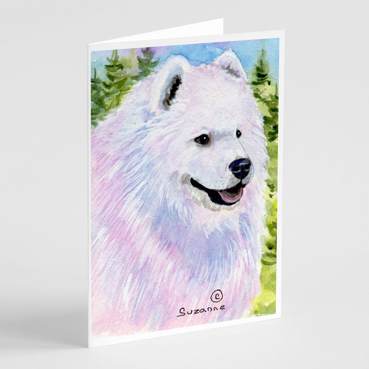 Buy this Samoyed Greeting Cards and Envelopes Pack of 8