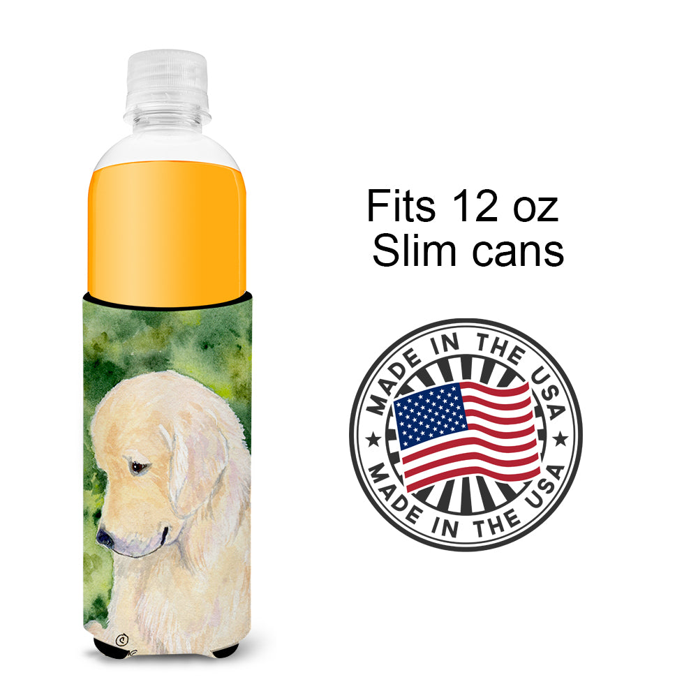 Golden Retriever Ultra Beverage Insulators for slim cans SS8757MUK.