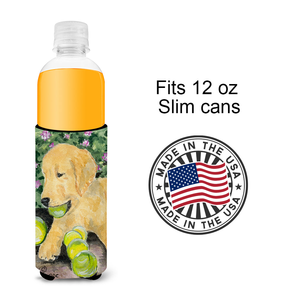 Golden Retriever Ultra Beverage Insulators for slim cans SS8759MUK