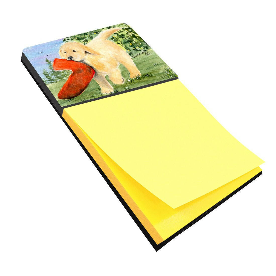 Golden Retriever Refiillable Sticky Note Holder or Postit Note Dispenser SS8762SN by Caroline&#39;s Treasures