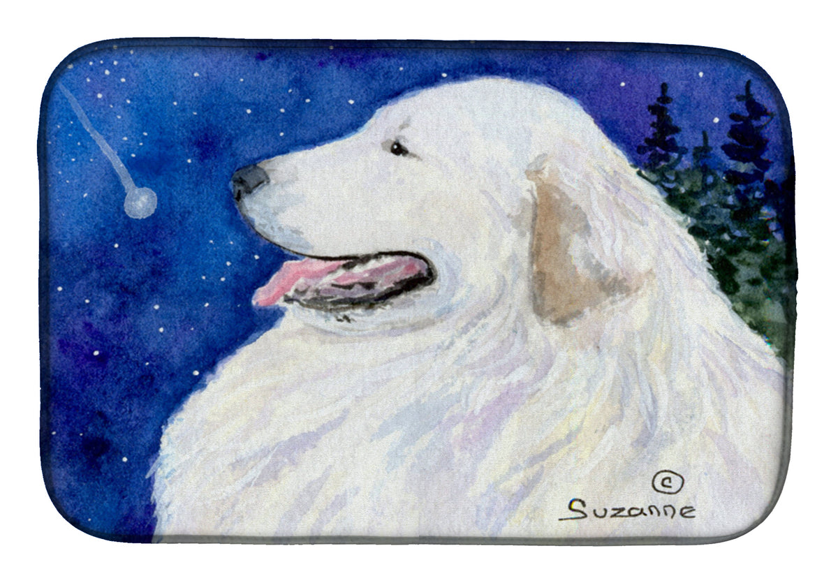 Great Pyrenees Dish Drying Mat SS8774DDM