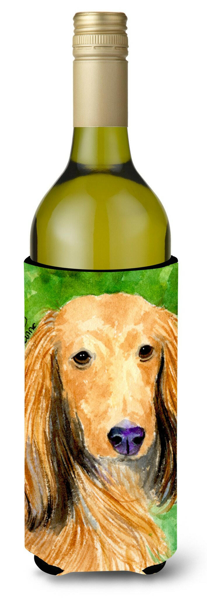 Caroline's Treasures Dachshund Wine Bottle Beverage Insulator Beverage Insulator Hugger SS8790LITERK