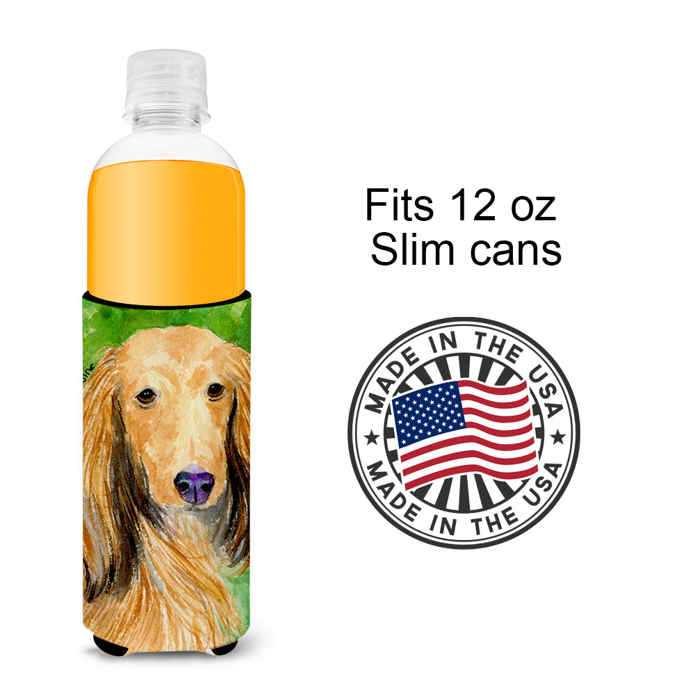 Dachshund Ultra Beverage Insulators for slim cans SS8790MUK.