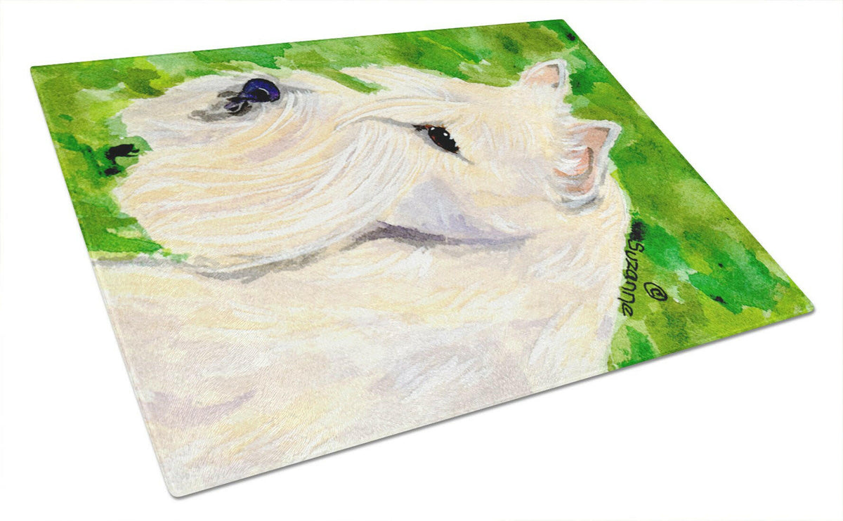 Scottish Terrier Glass Cutting Board Large by Caroline&#39;s Treasures