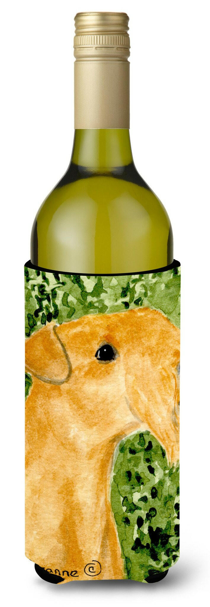 Lakeland Terrier Wine Bottle Beverage Insulator Beverage Insulator Hugger SS8804LITERK by Caroline&#39;s Treasures