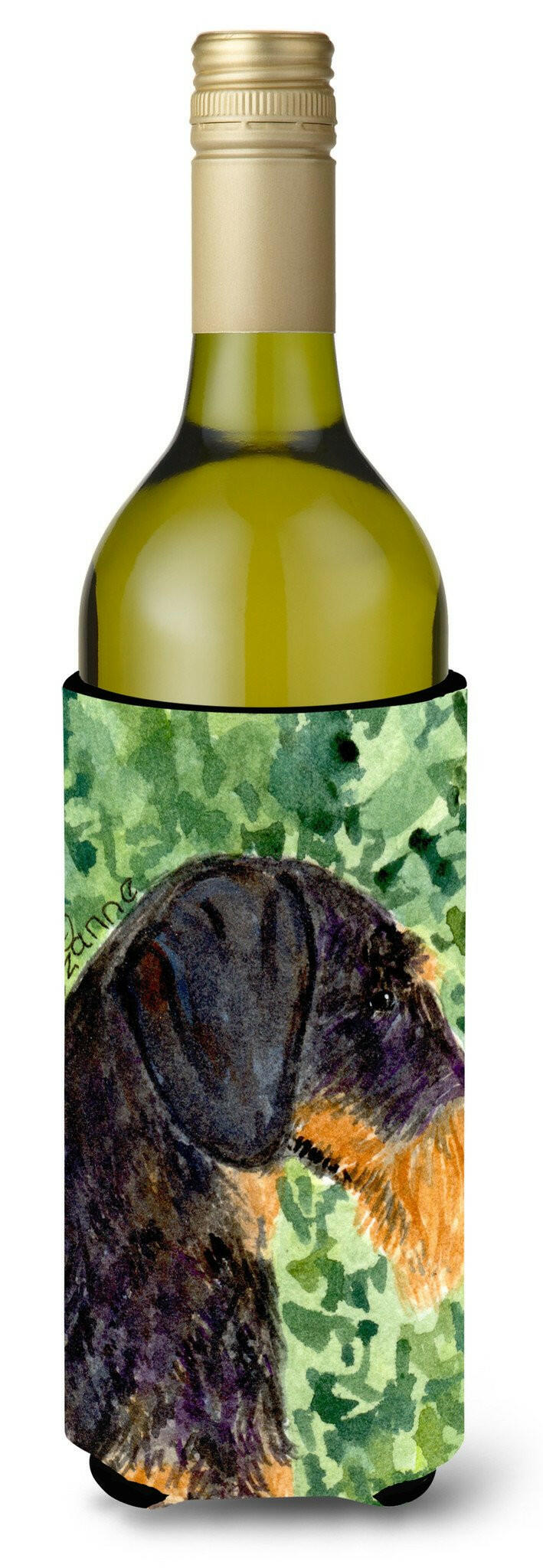 Dachshund Wine Bottle Beverage Insulator Beverage Insulator Hugger SS8805LITERK by Caroline&#39;s Treasures