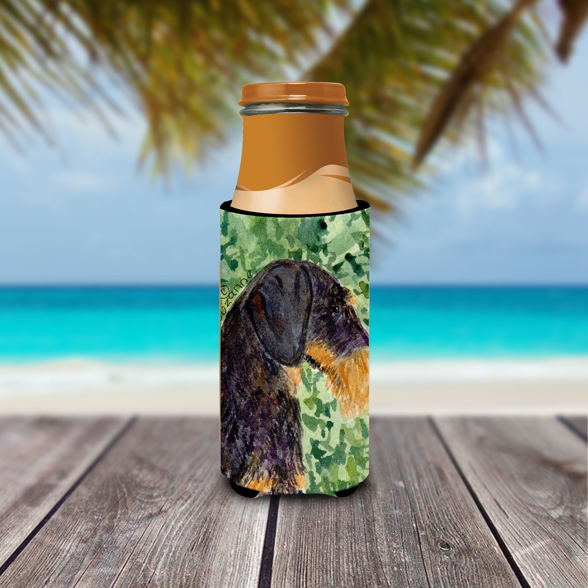 Dachshund Ultra Beverage Insulators for slim cans SS8805MUK