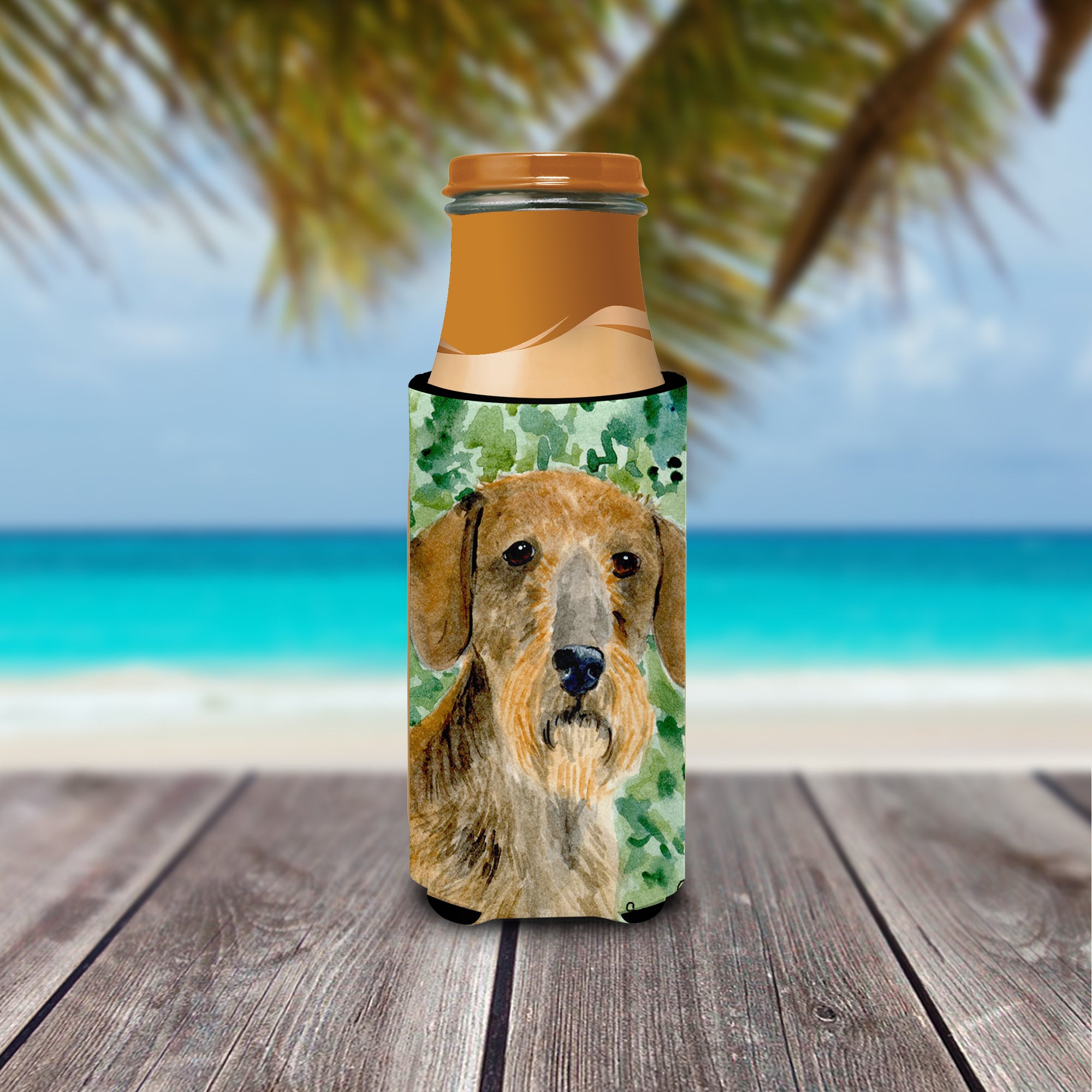 Dachshund Ultra Beverage Insulators for slim cans SS8806MUK.