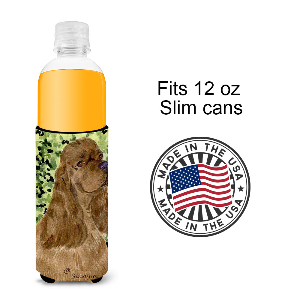 Cocker Spaniel Ultra Beverage Insulators for slim cans SS8807MUK