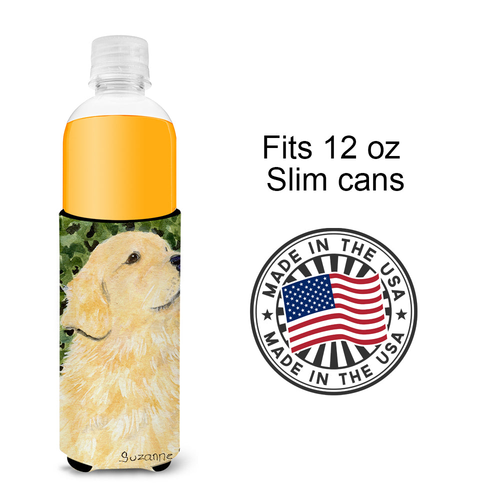 Golden Retriever Ultra Beverage Insulators for slim cans SS8810MUK