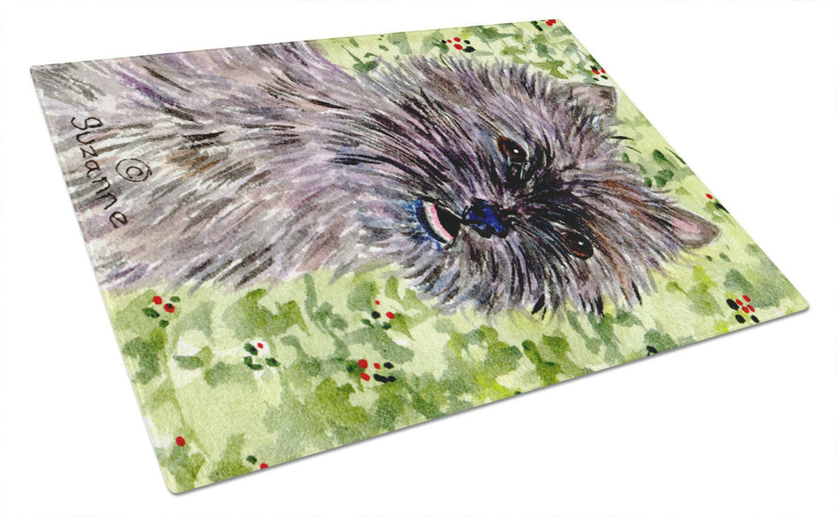 Cairn Terrier Glass Cutting Board Large by Caroline&#39;s Treasures