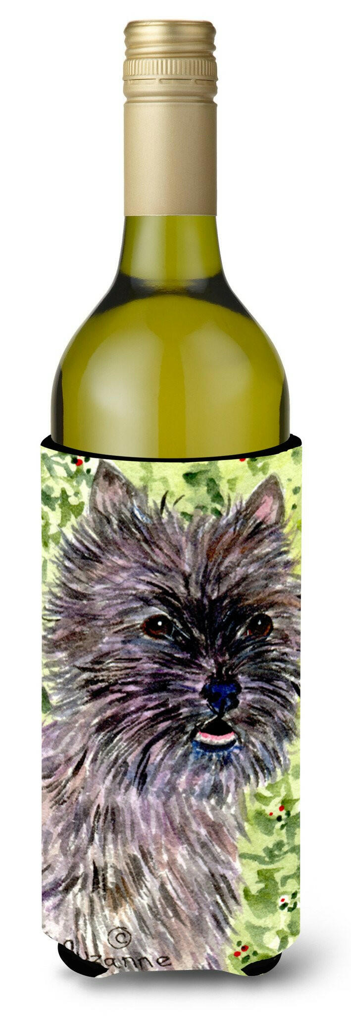 Cairn Terrier Wine Bottle Beverage Insulator Beverage Insulator Hugger SS8815LITERK by Caroline&#39;s Treasures