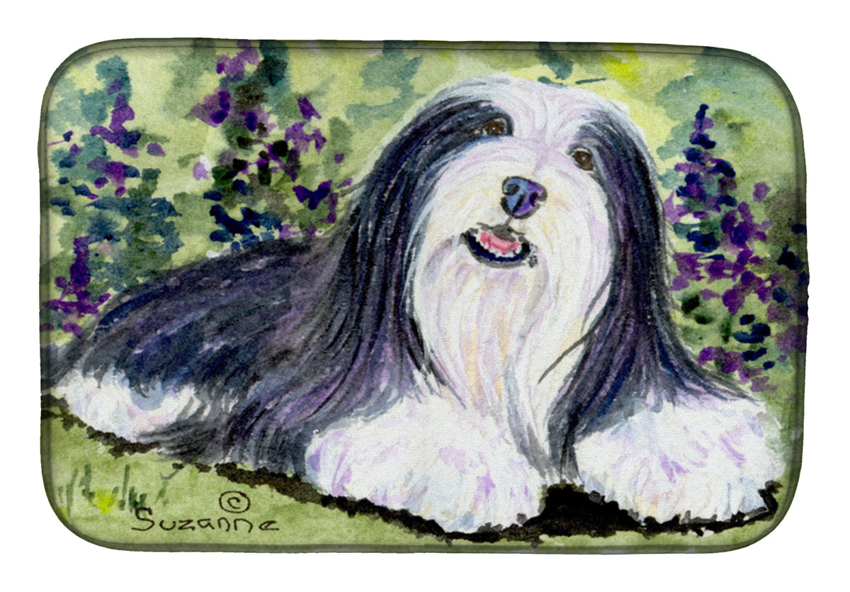 Bearded Collie Dish Drying Mat SS8816DDM  the-store.com.