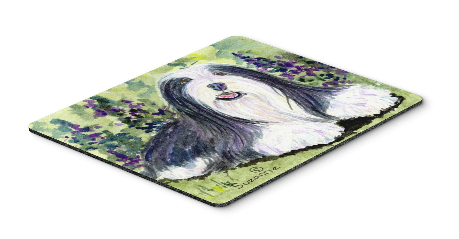 Bearded Collie Mouse pad, hot pad, or trivet by Caroline's Treasures