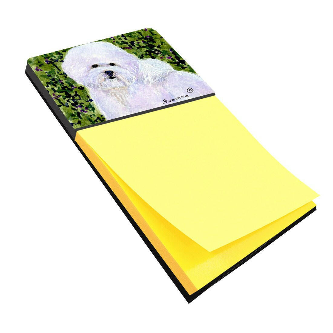 Bichon Frise Refiillable Sticky Note Holder or Postit Note Dispenser SS8817SN by Caroline's Treasures