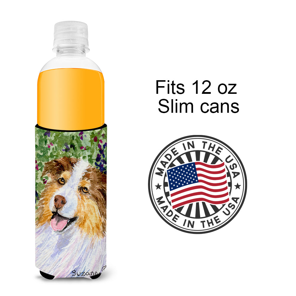 Australian Shepherd Ultra Beverage Insulators for slim cans SS8819MUK.