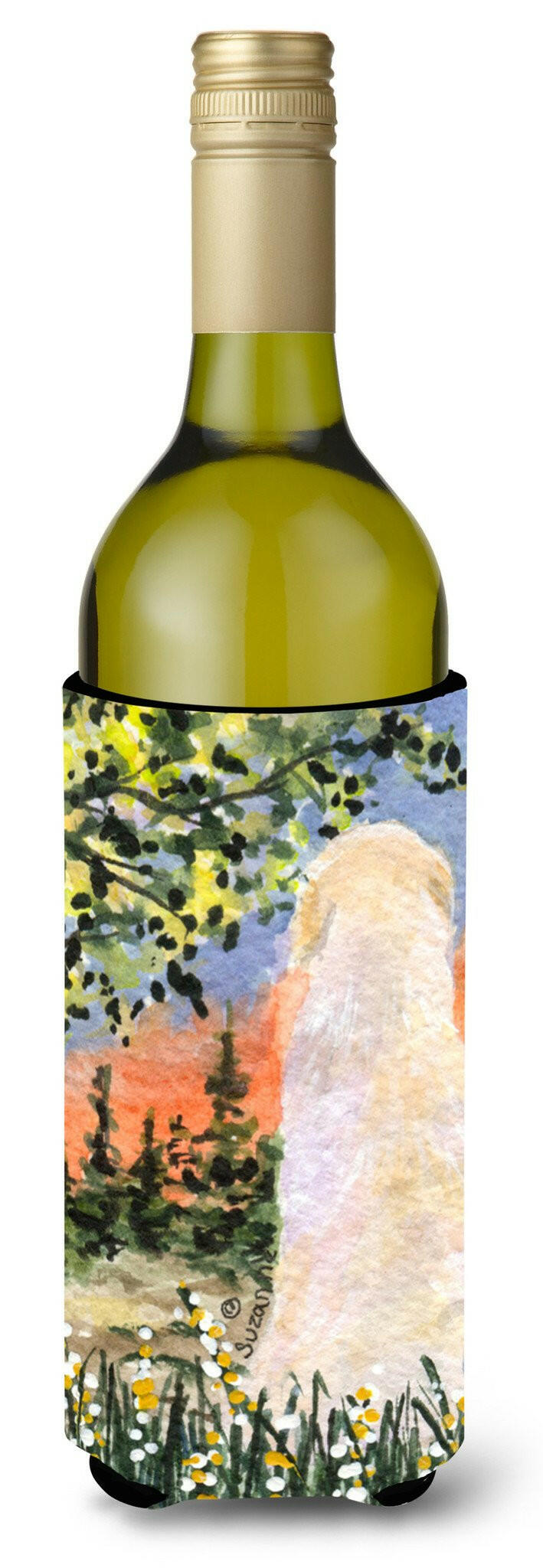 Golden Retriever Wine Bottle Beverage Insulator Beverage Insulator Hugger SS8820LITERK by Caroline&#39;s Treasures
