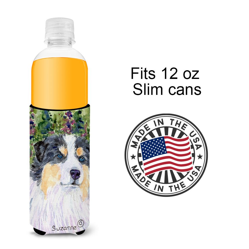 Australian Shepherd Ultra Beverage Insulators for slim cans SS8821MUK.