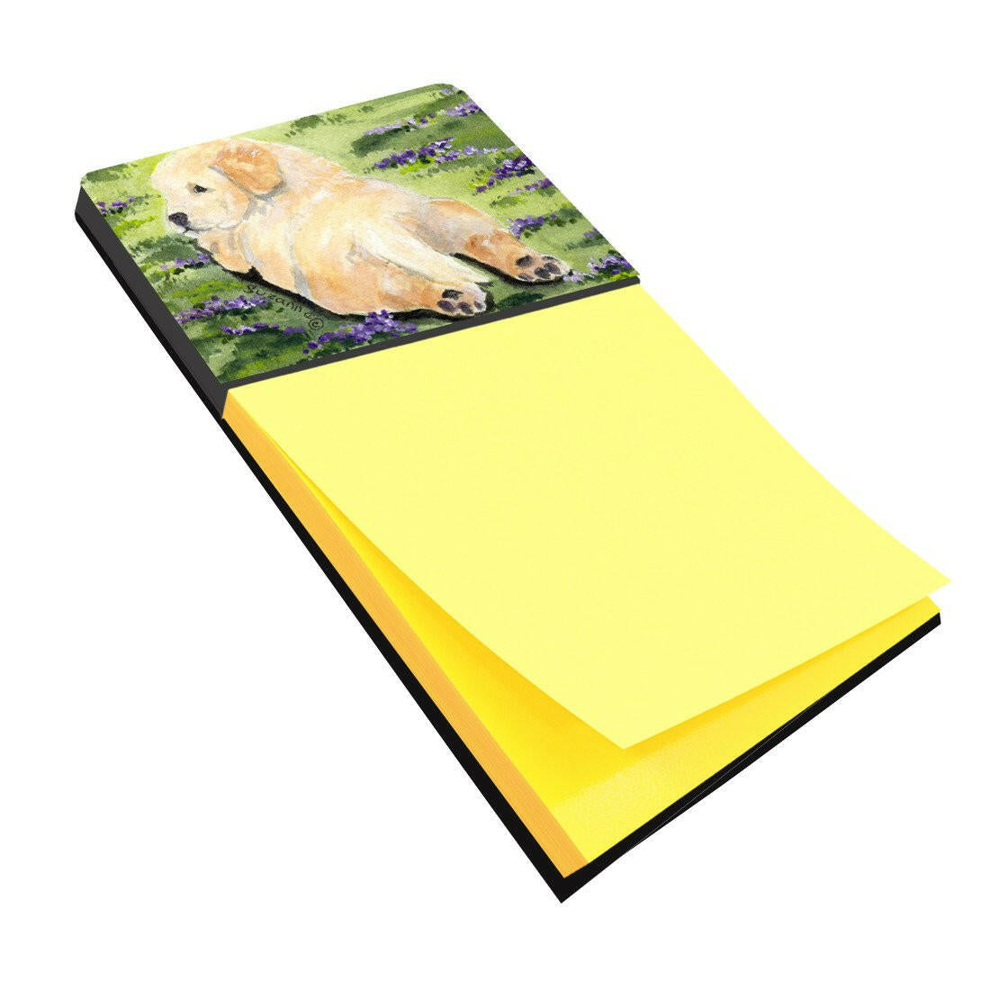 Golden Retriever Refiillable Sticky Note Holder or Postit Note Dispenser SS8833SN by Caroline's Treasures