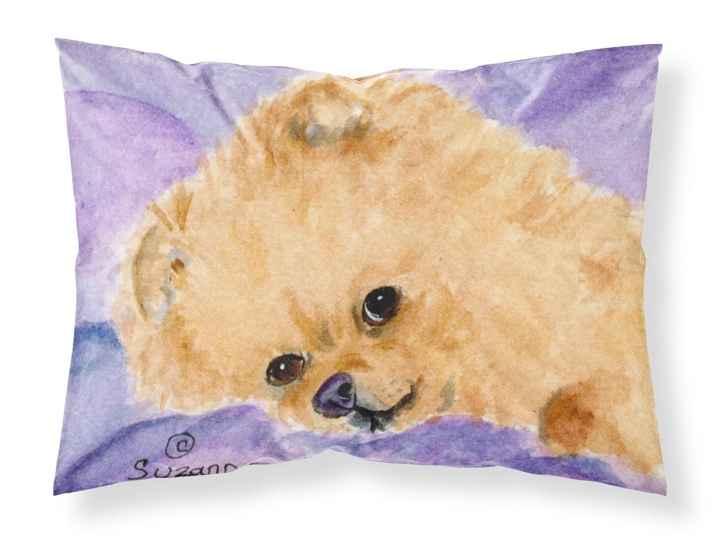 Pomeranian Moisture wicking Fabric standard pillowcase by Caroline's Treasures