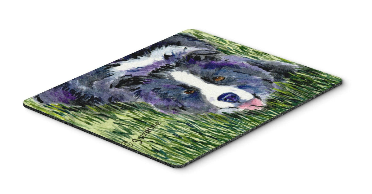 Border Collie Mouse pad, hot pad, or trivet by Caroline&#39;s Treasures