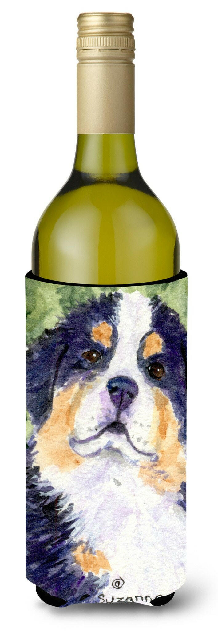 Bernese Mountain Dog Wine Bottle Beverage Insulator Beverage Insulator Hugger SS8837LITERK by Caroline&#39;s Treasures