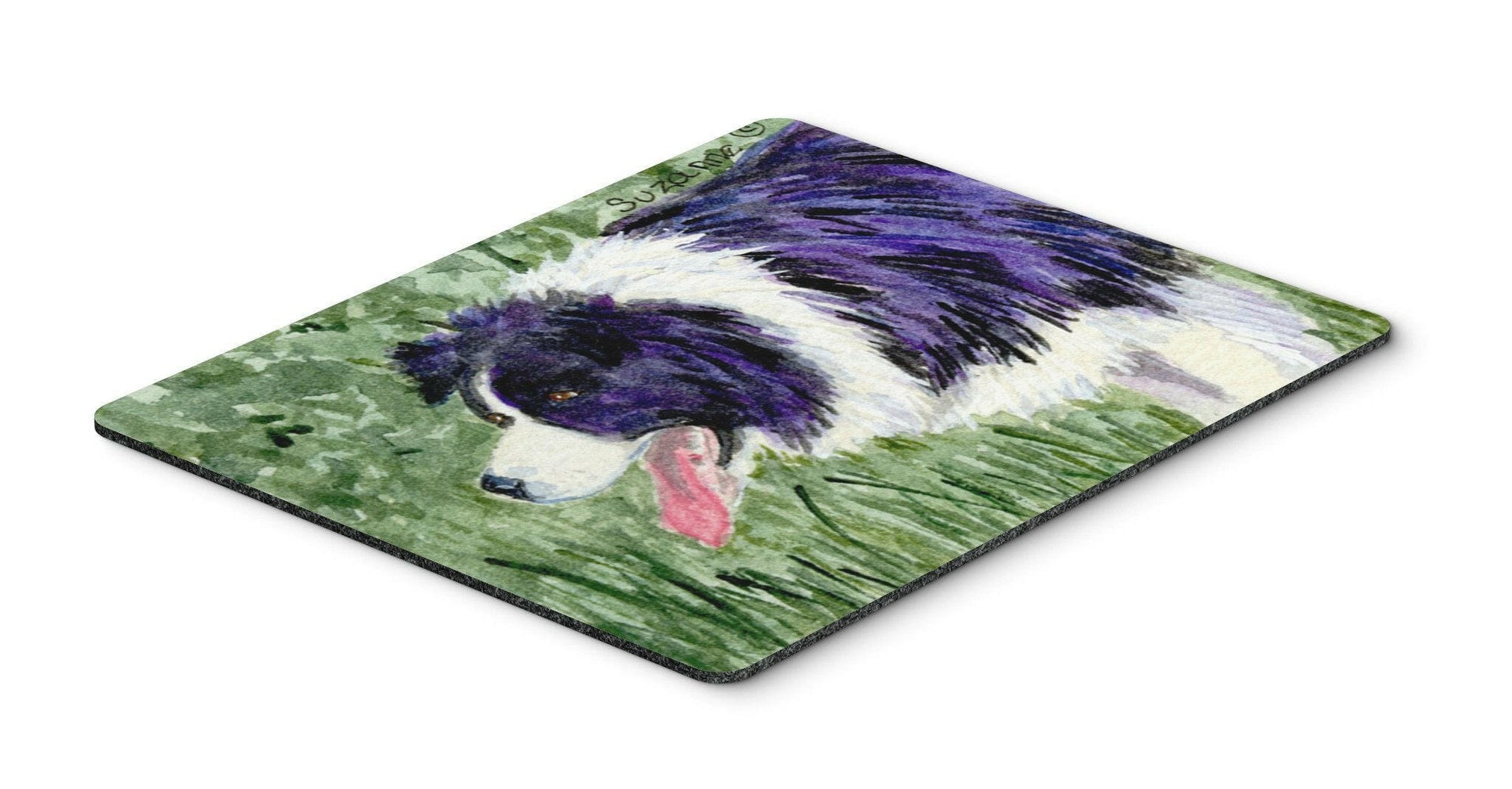 Border Collie Mouse pad, hot pad, or trivet by Caroline's Treasures