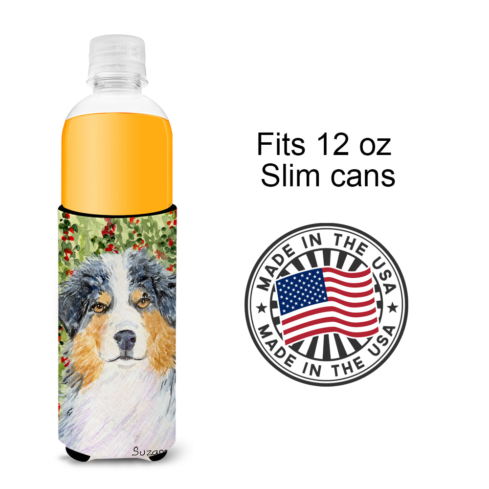 Australian Shepherd Ultra Beverage Insulators for slim cans SS8848MUK.
